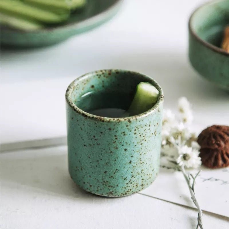 Jade Green | Glazed Stoneware Dinnerware - ELVI HOME