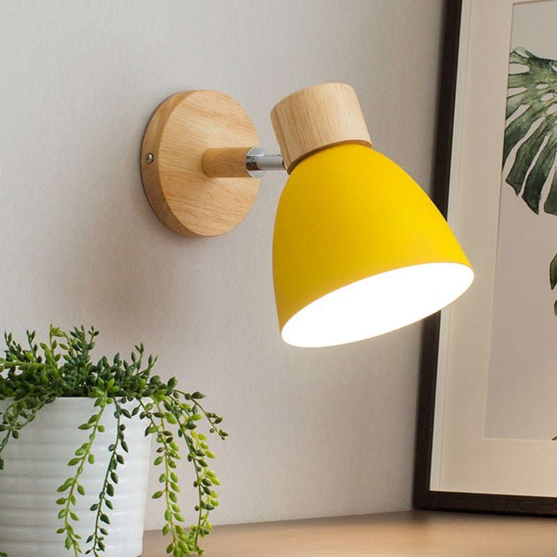 Jenny | Wooden Reading Wall Lamp - ELVI HOME