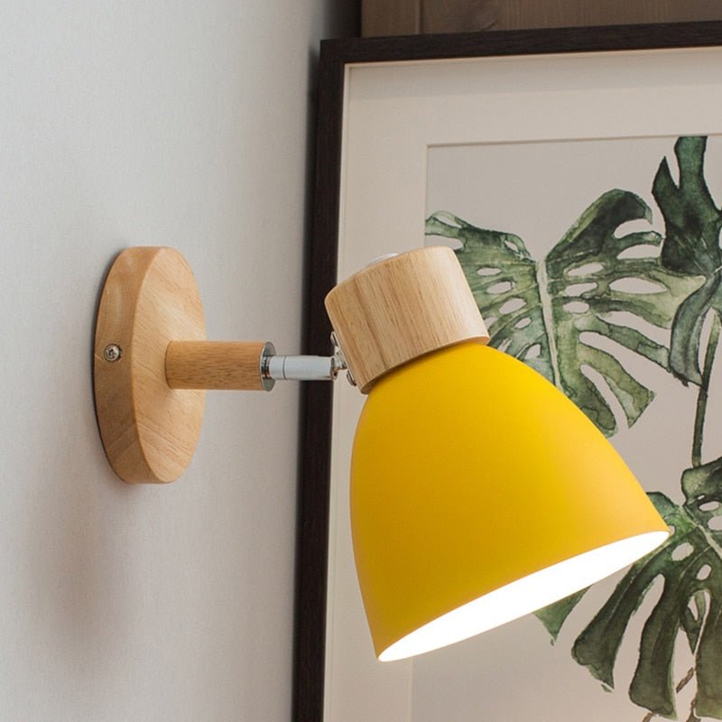 Jenny | Wooden Reading Wall Lamp - ELVI HOME