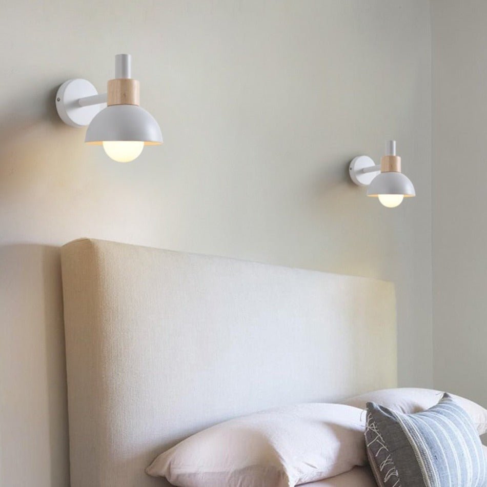 Julie | Wooden Wall Lamp - ELVI HOME