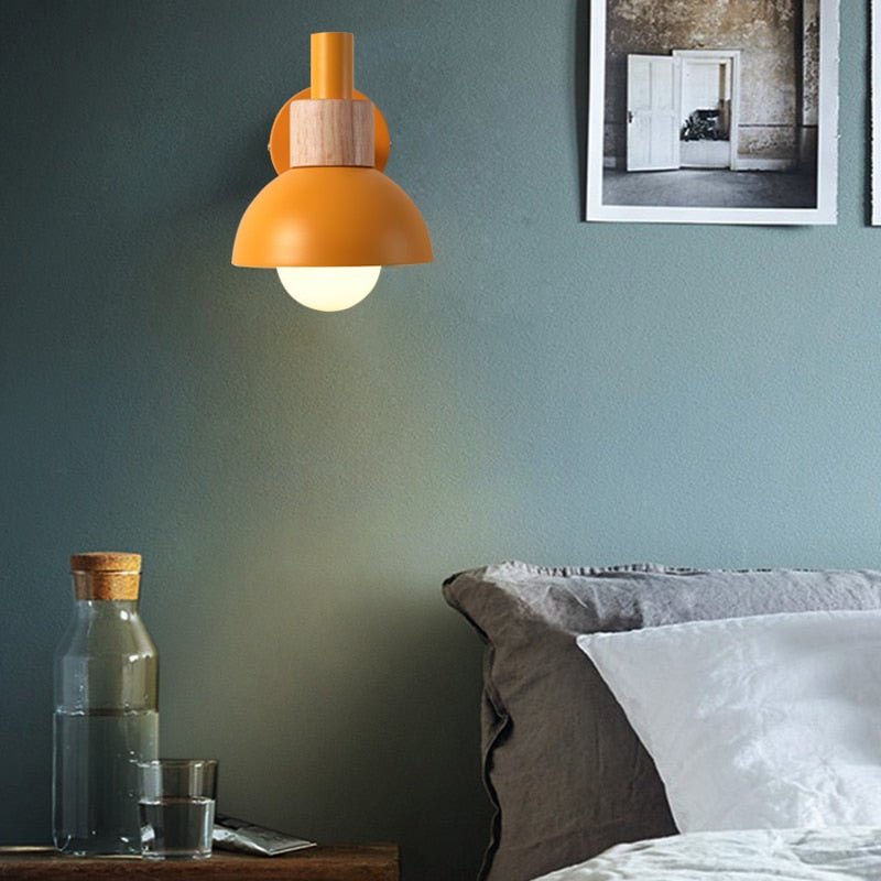 Julie | Wooden Wall Lamp - ELVI HOME