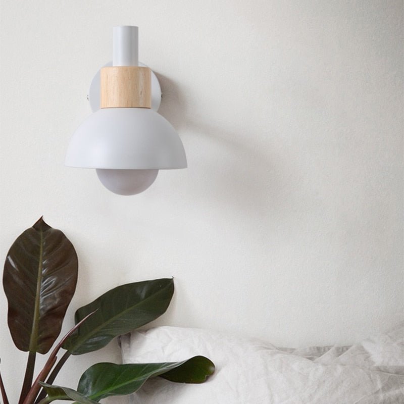 Julie | Wooden Wall Lamp - ELVI HOME