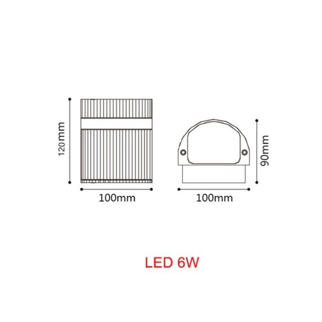 Lily | Modern LED Waterproof Wall Light - ELVI HOME