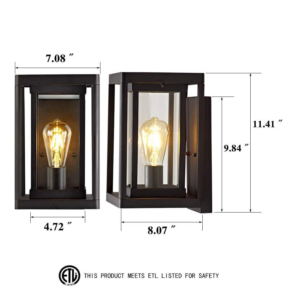 Linda | Retro Waterproof Outdoor Wall Lamp - ELVI HOME