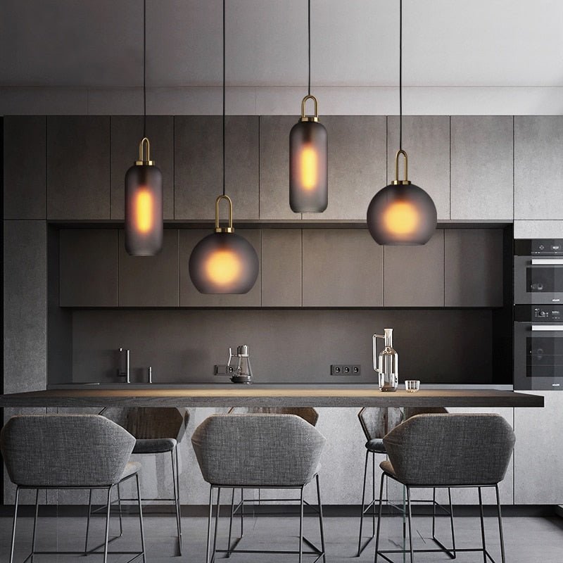 Lora | Glass Pendant Light - ELVI HOME