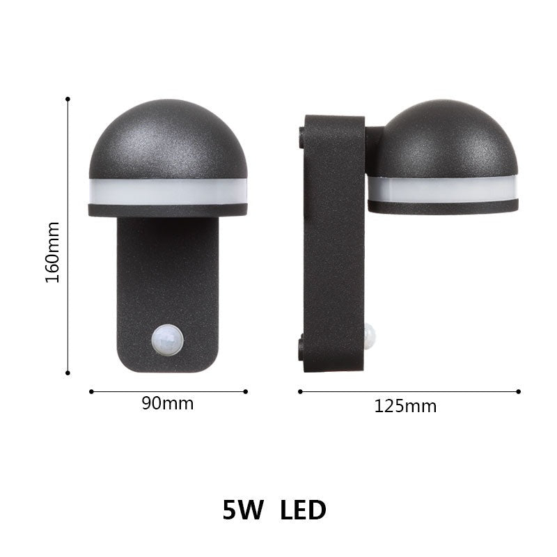 Lund | Outdoor Motion Sensor LED Wall Light - ELVI HOME