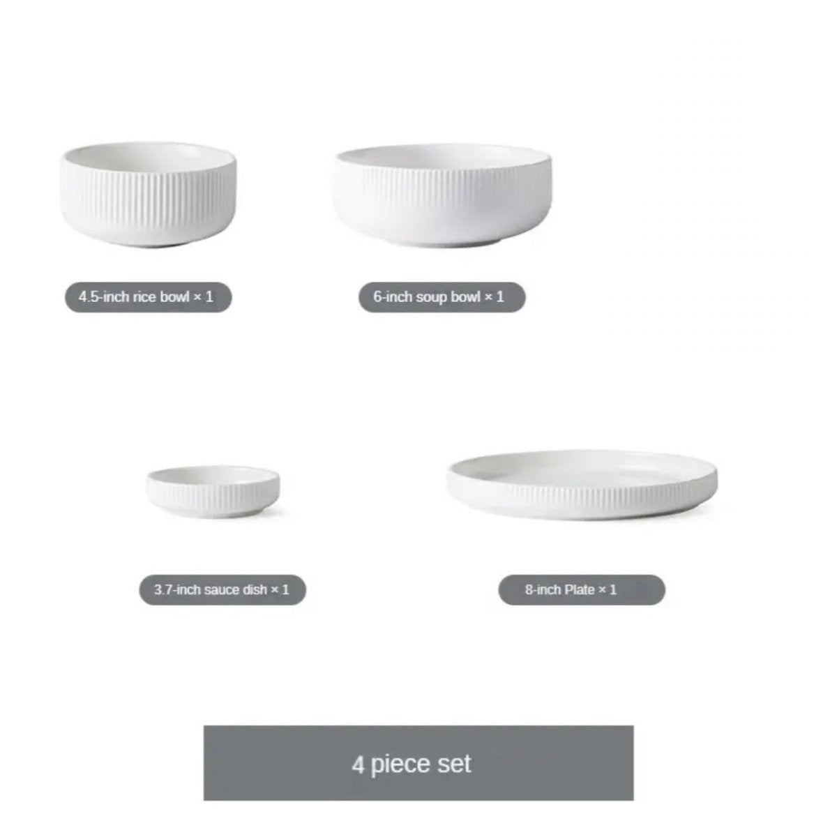 Marta | Ceramic Dinnerware Collection - ELVI HOME