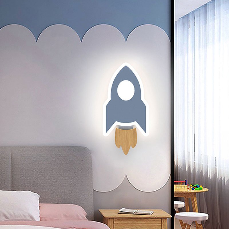 Mini Rocket | Acrylic LED Wall Lamp - ELVI HOME