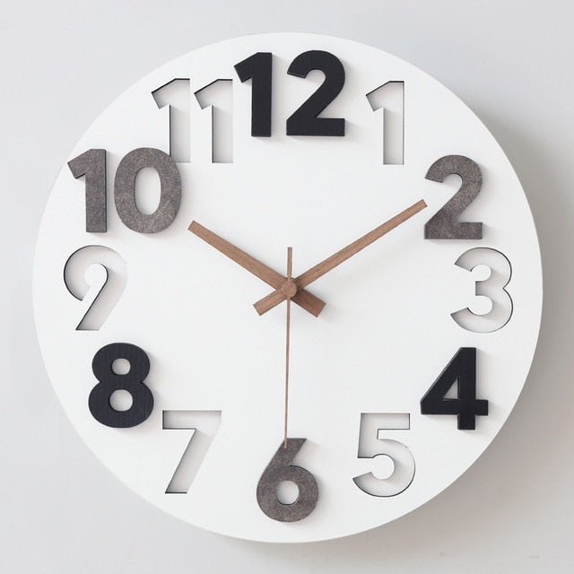 Modern 3D Wall Clock - ELVI HOME