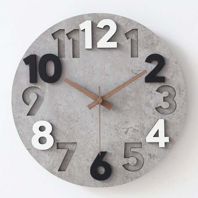 Modern 3D Wall Clock - ELVI HOME