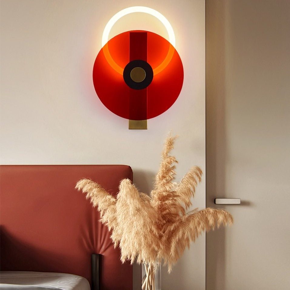 Modern Disc Shaped LED Wall Sconce - ELVI HOME