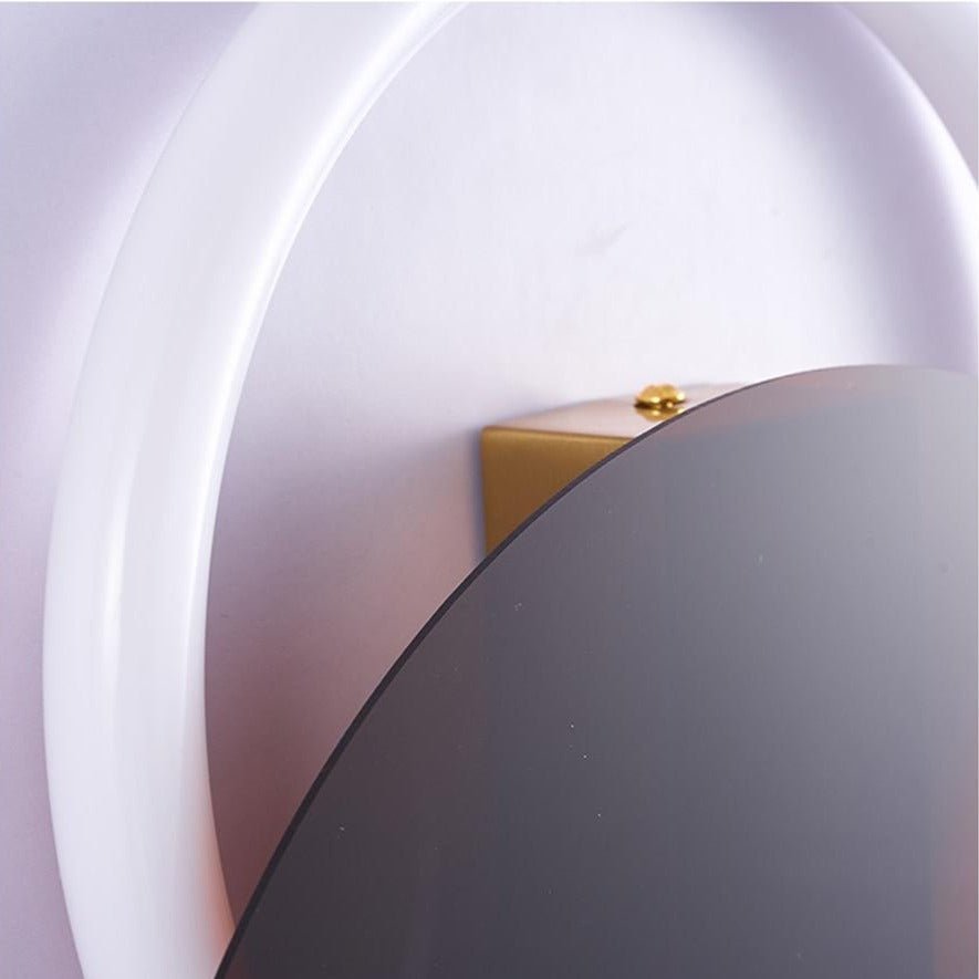 Modern Disc Shaped LED Wall Sconce - ELVI HOME