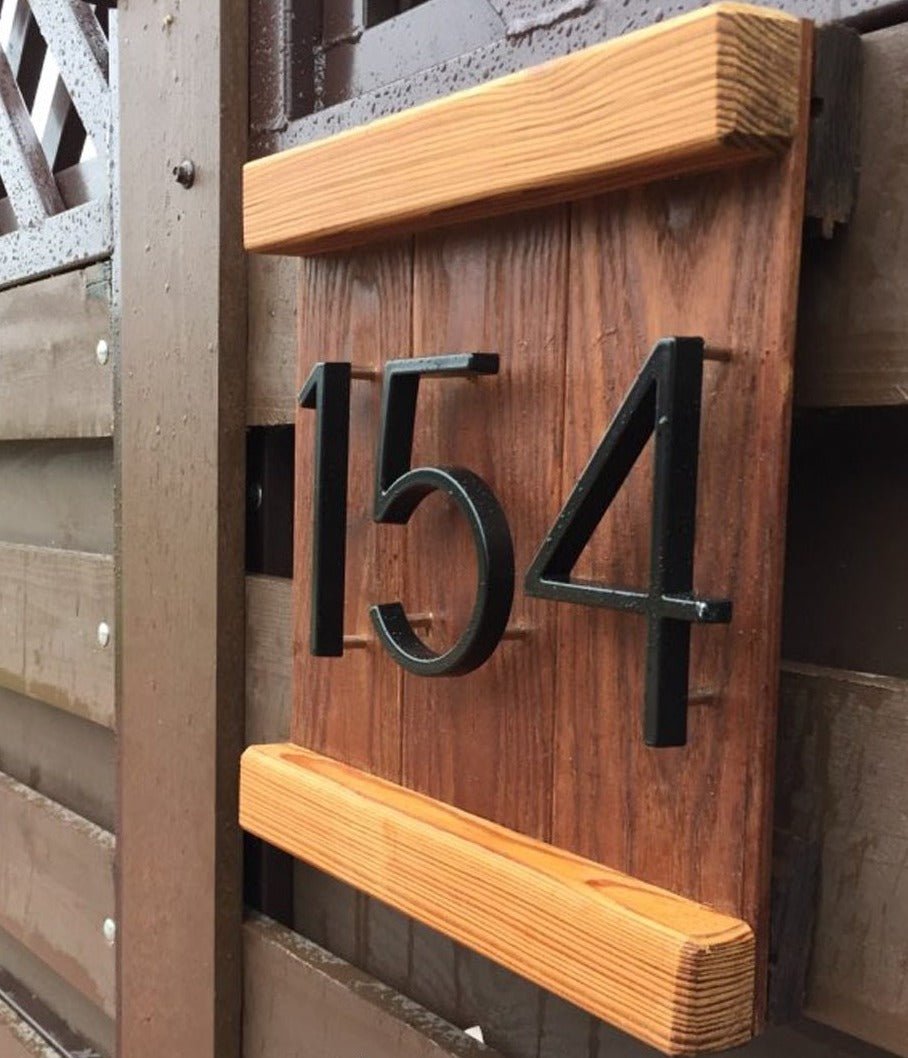 Modern House Number - ELVI HOME