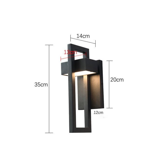 Morgan | Modern Waterproof LED Wall Light - ELVI HOME