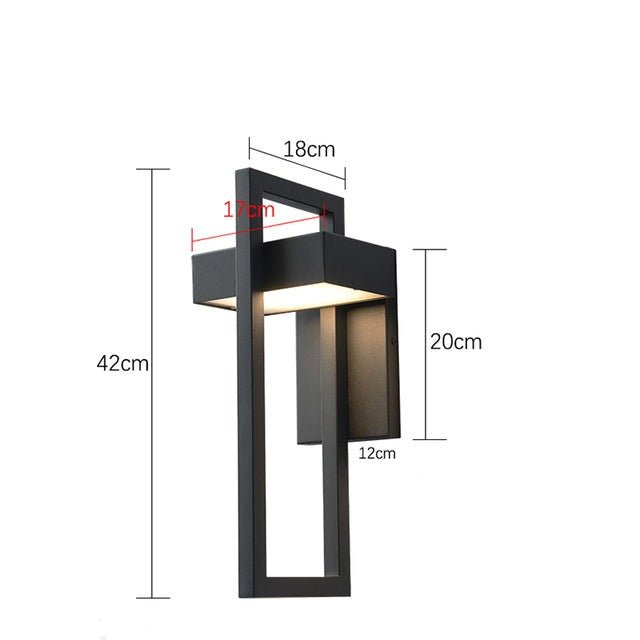 Morgan | Modern Waterproof LED Wall Light - ELVI HOME