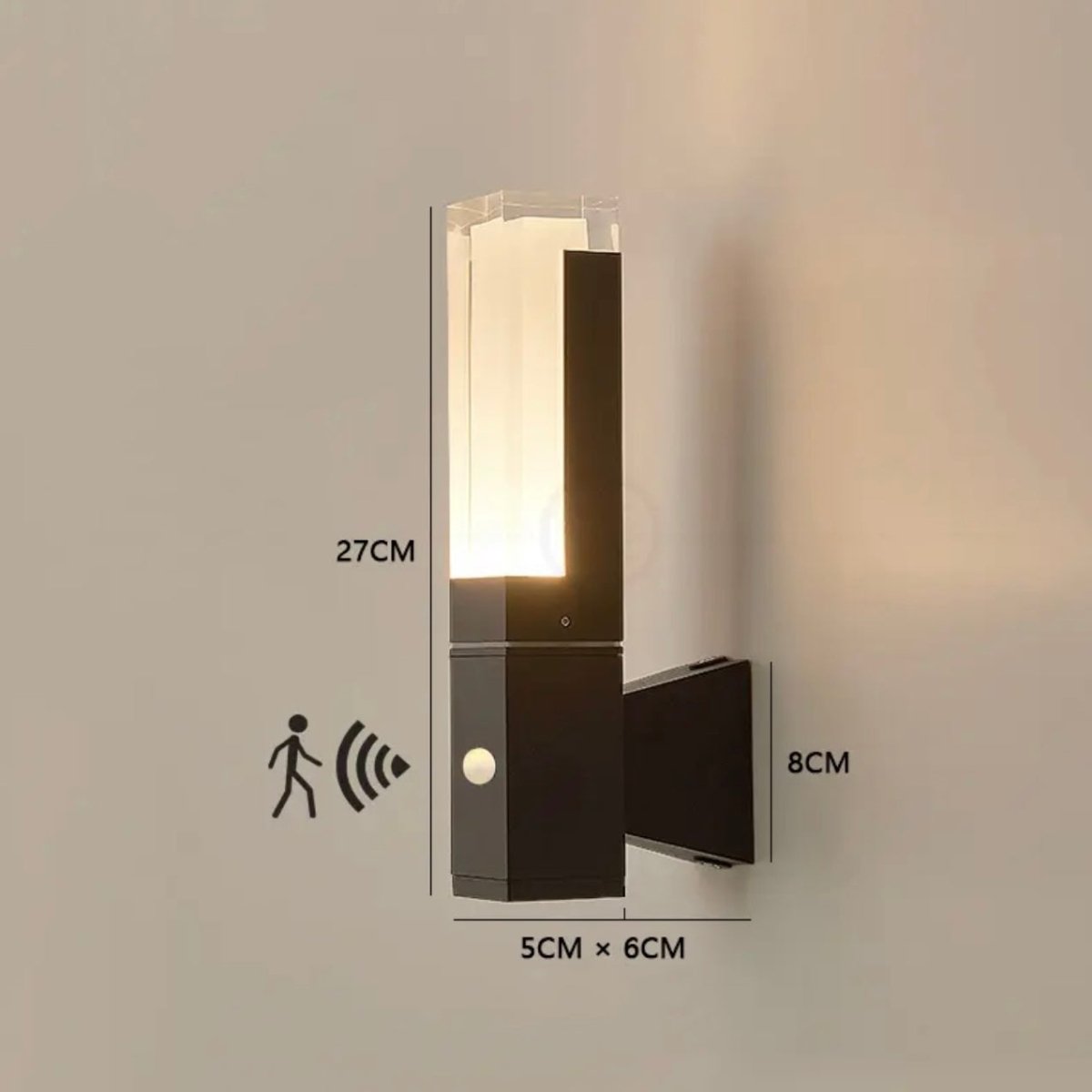 Motion Sensor LED Waterproof Wall Sconce - ELVI HOME