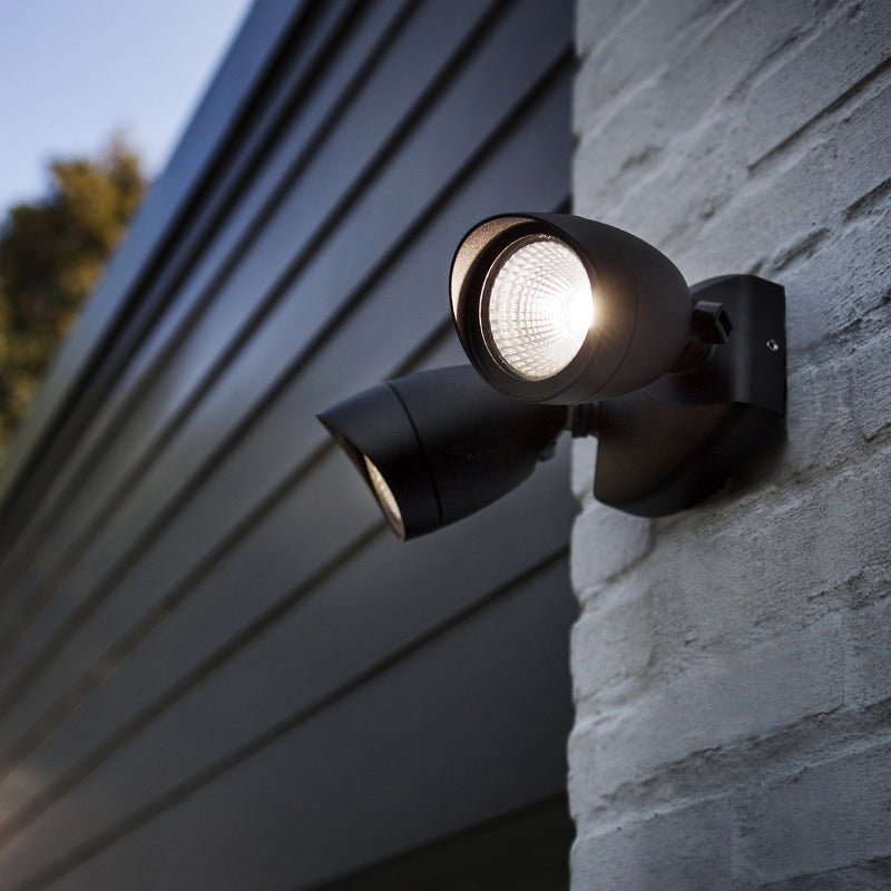 Outdoor Double Spot LED Wall Light - ELVI HOME