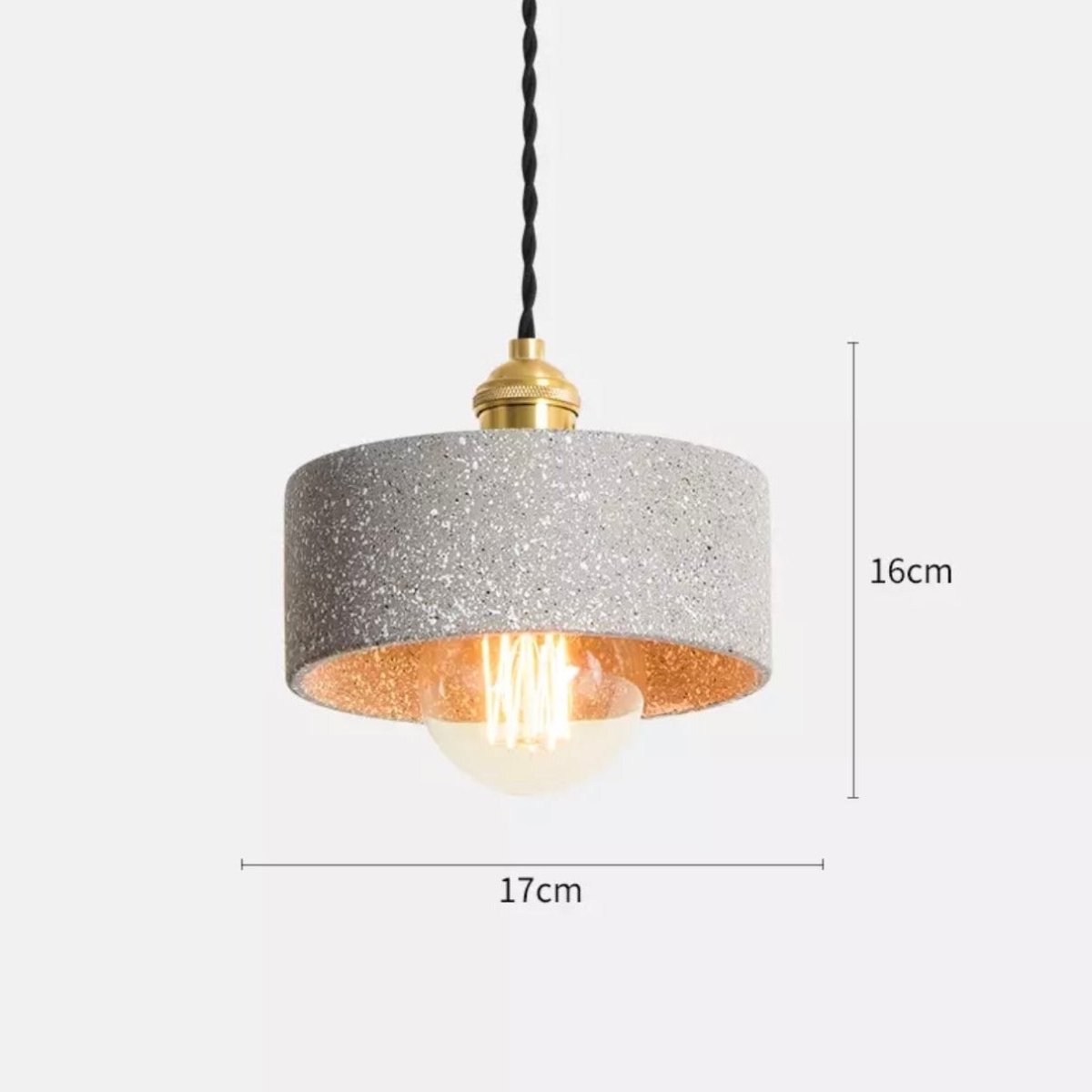 Petra | Loft Cement Pendant Lights - ELVI HOME