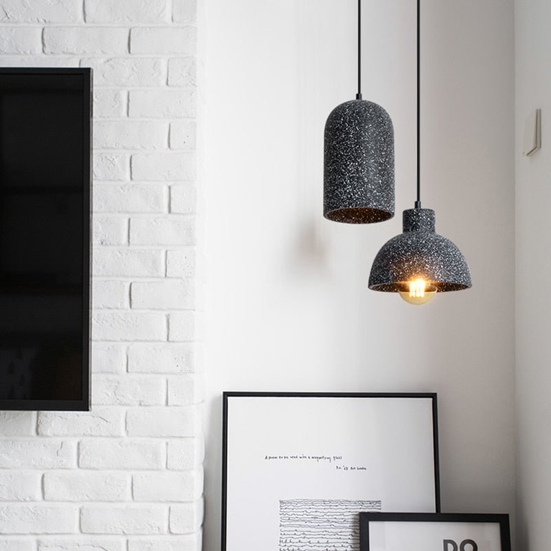 Petra | Loft Cement Pendant Lights - ELVI HOME