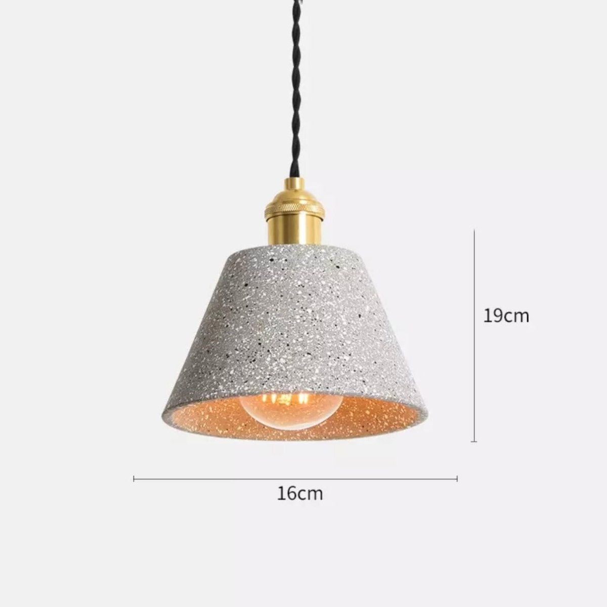 Petra | Loft Cement Pendant Lights - ELVI HOME