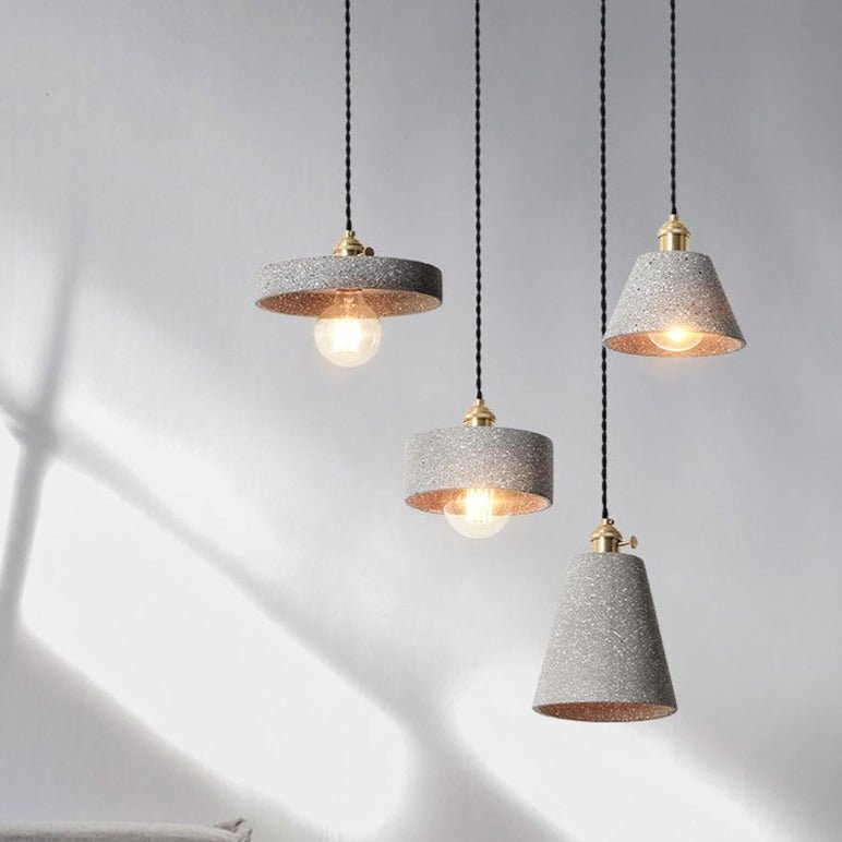 Petra | Loft Cement Pendant Lights - ELVI HOME