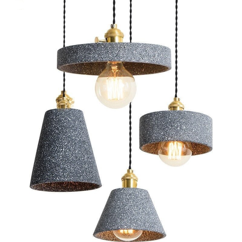 Petra | Loft Cement Pendant Lights - ELVI HOME