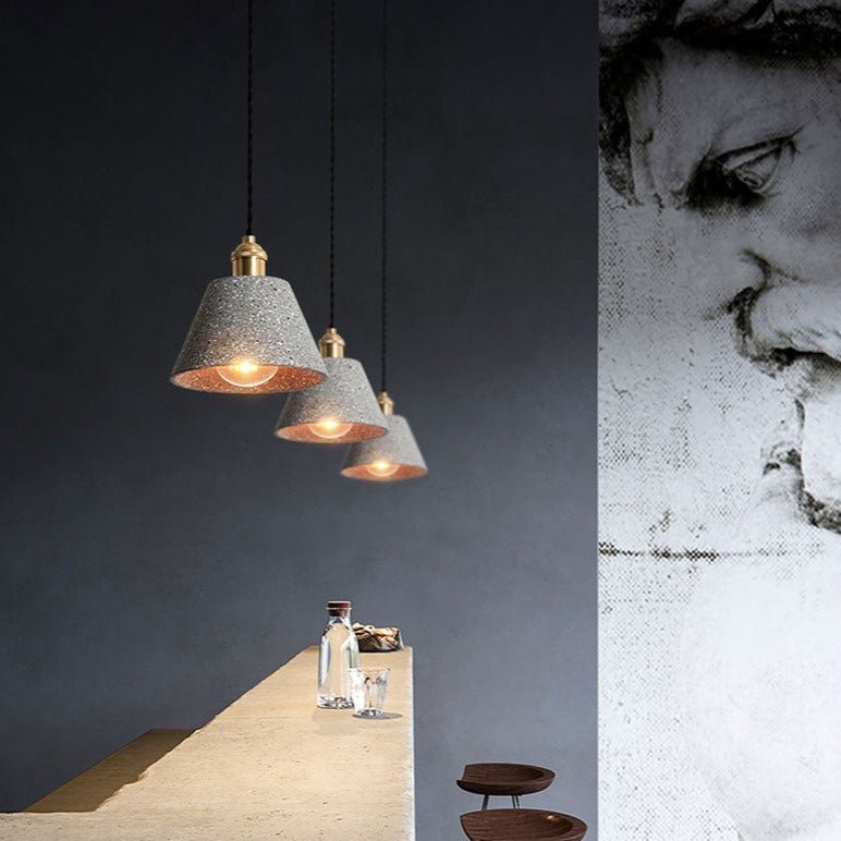 Petra | Loft Cement Pendant Lights - ELVI HOME