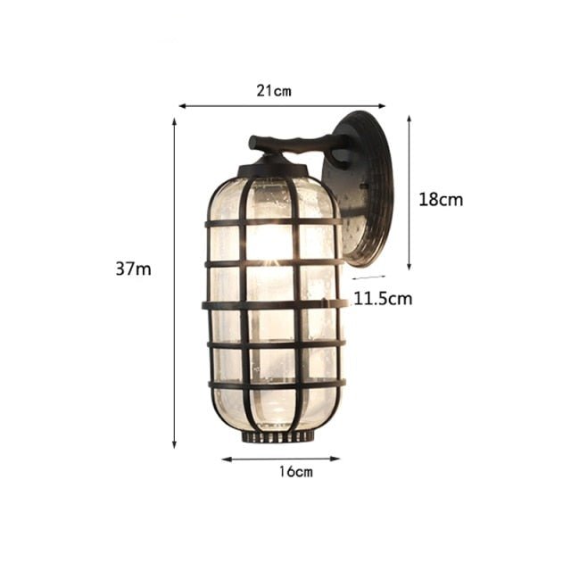 Retro Waterproof Outdoor Wall Light - ELVI HOME