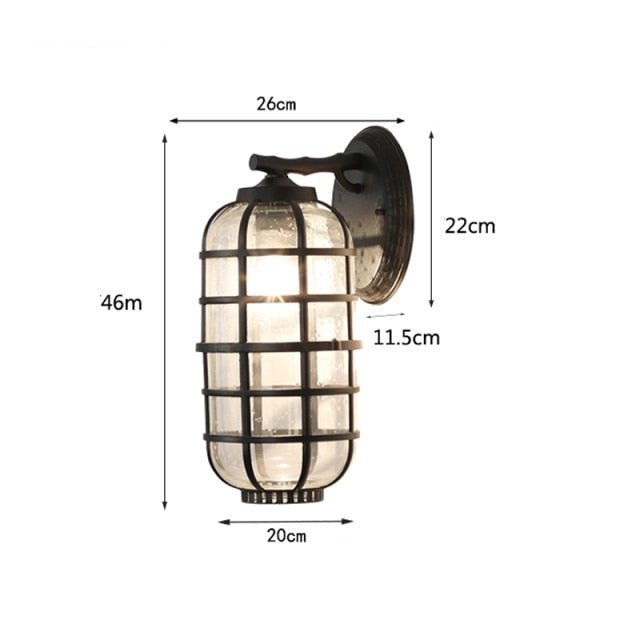 Retro Waterproof Outdoor Wall Light - ELVI HOME