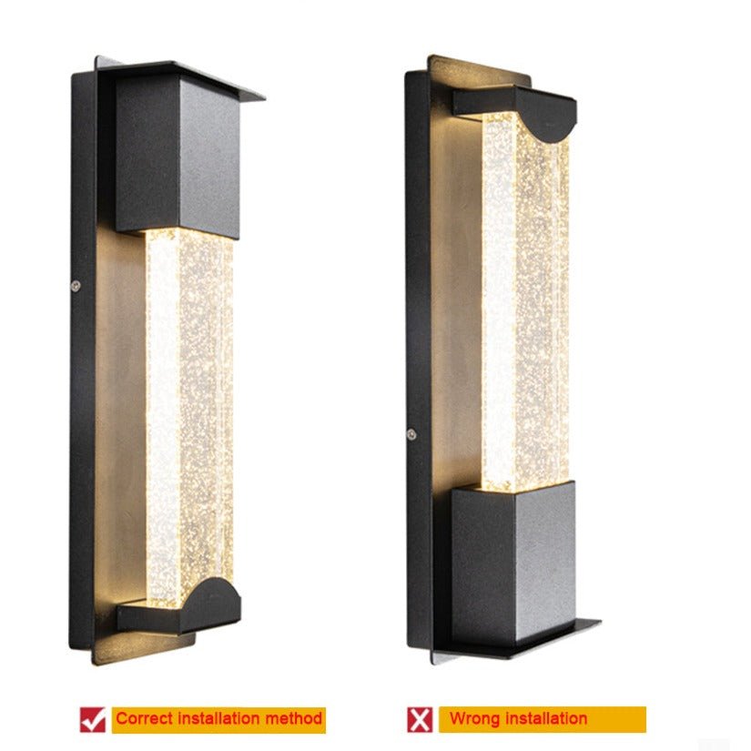 Rowan | Motion Sensor Outdoor Wall Sconce - ELVI HOME