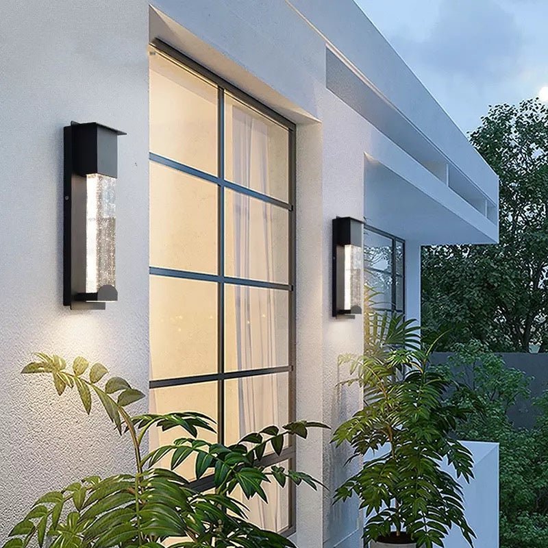 Rowan | Motion Sensor Outdoor Wall Sconce - ELVI HOME