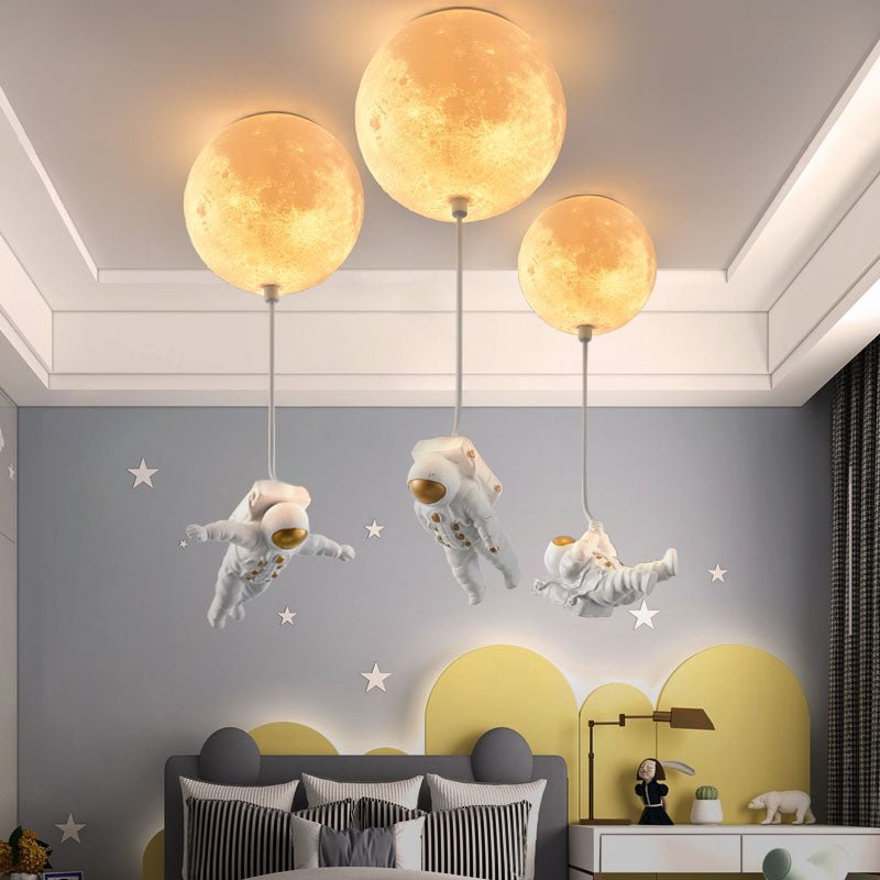 Spaceman | Moon Ceiling Light - ELVI HOME