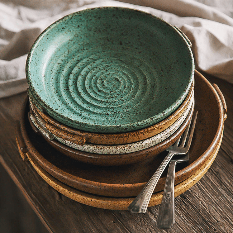 Terra | Stoneware Plate - ELVI HOME