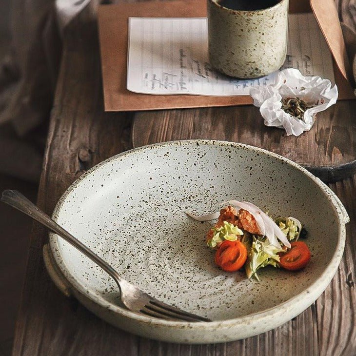 Terra | Stoneware Plate - ELVI HOME