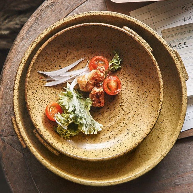 Terra | Stoneware Plate - ELVI HOME