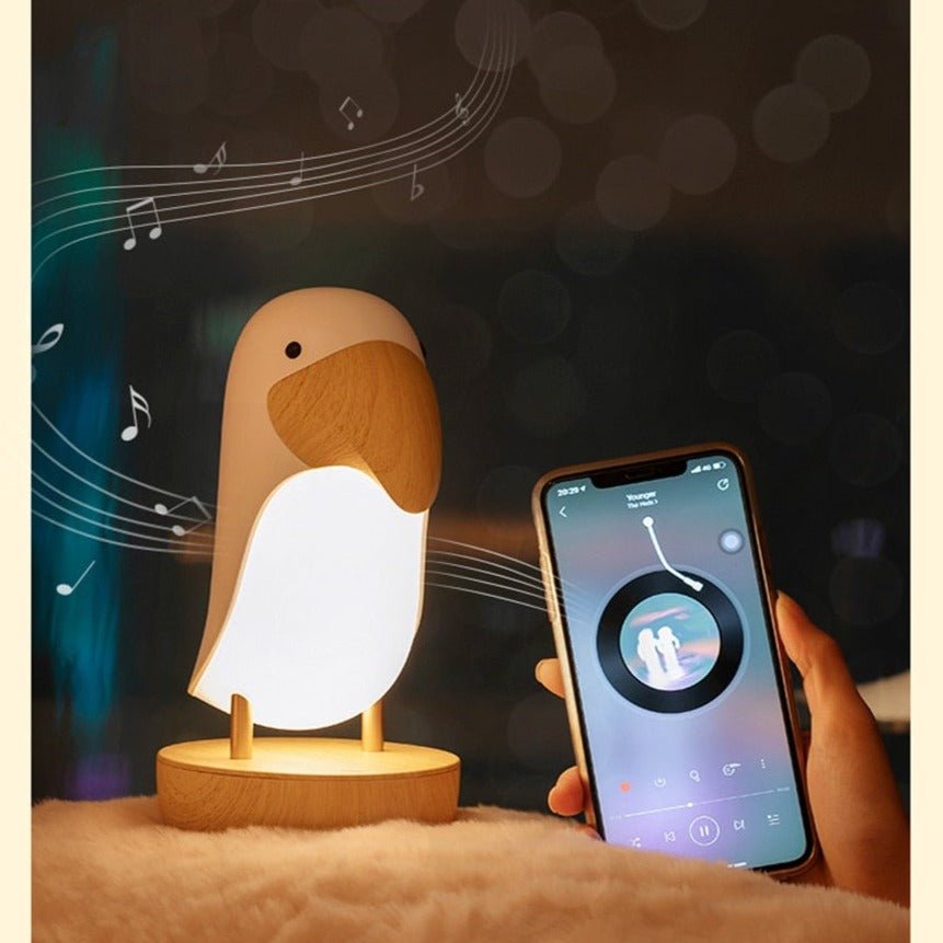 Toucan | LED Night Light Speaker - ELVI HOME