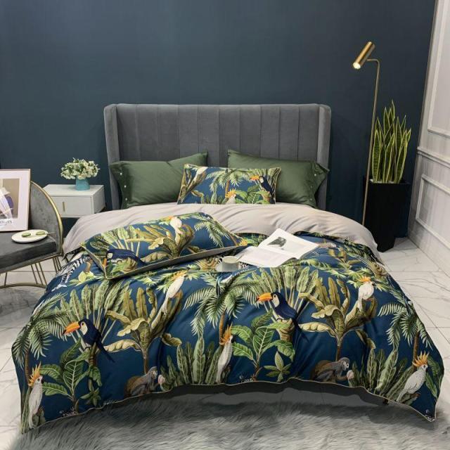 Tropicana | Ultra - Soft Cotton Duvet Cover Set - ELVI HOME