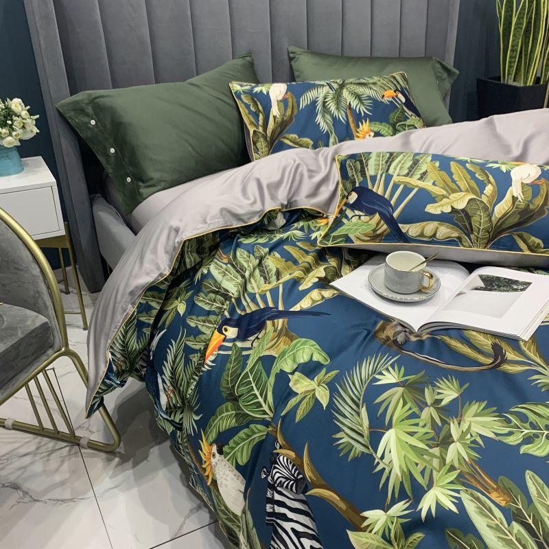 Tropicana | Ultra - Soft Cotton Duvet Cover Set - ELVI HOME