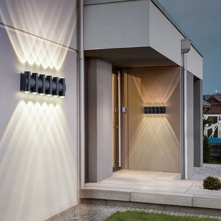 Una | IP68 UP / DOWN Outdoor Wall Sconce - ELVI HOME