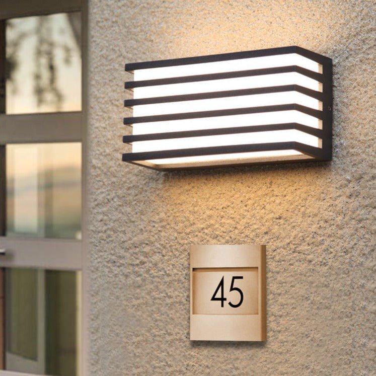 Vista | Modern LED Outdoor Wall Sconce - ELVI HOME