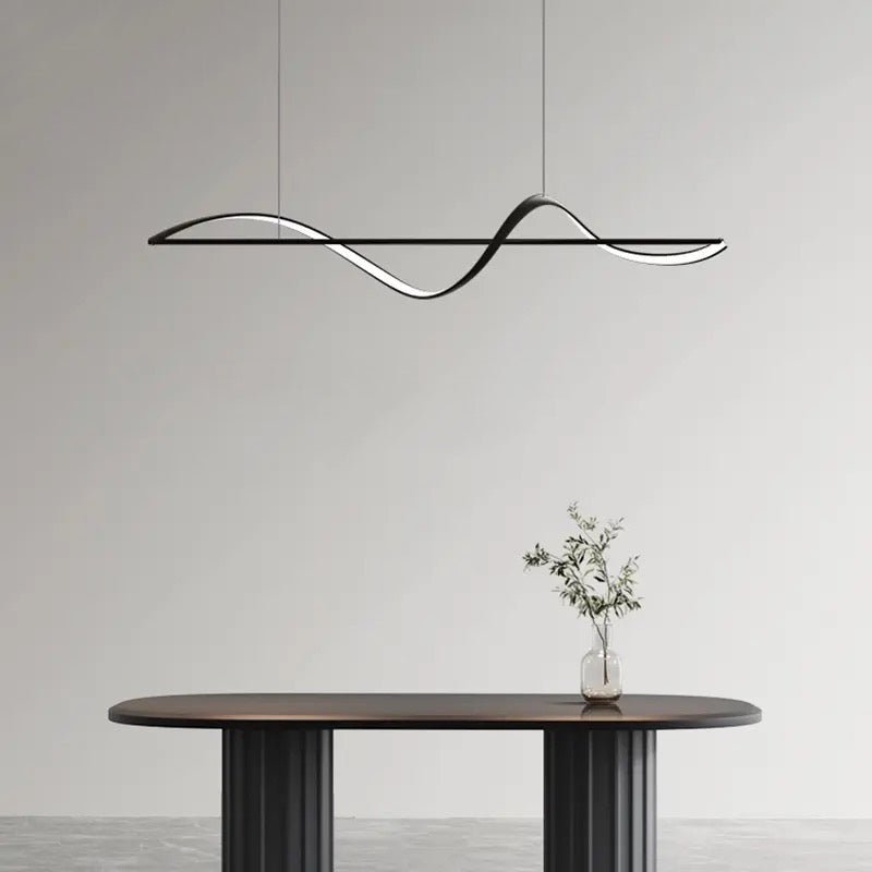 Wave | LED Linear Suspension Light - ELVI HOME