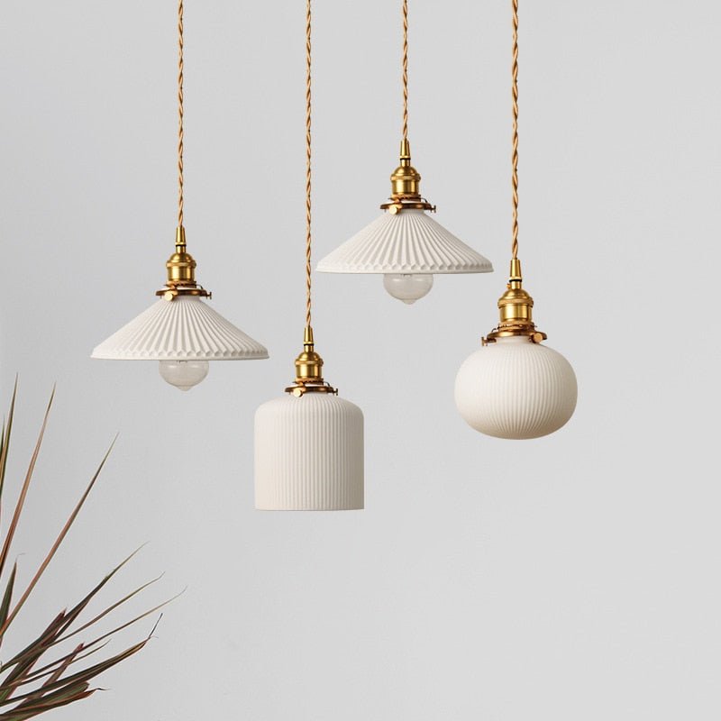 Zeta | Ceramic Pendant Light - ELVI HOME