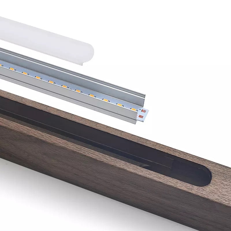 Linear Wood LED Pendant Light