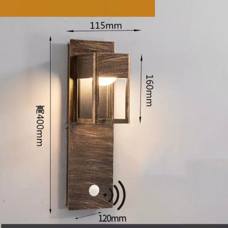 Atlantis | Motion Sensor Waterproof Outdoor LED Wall Light