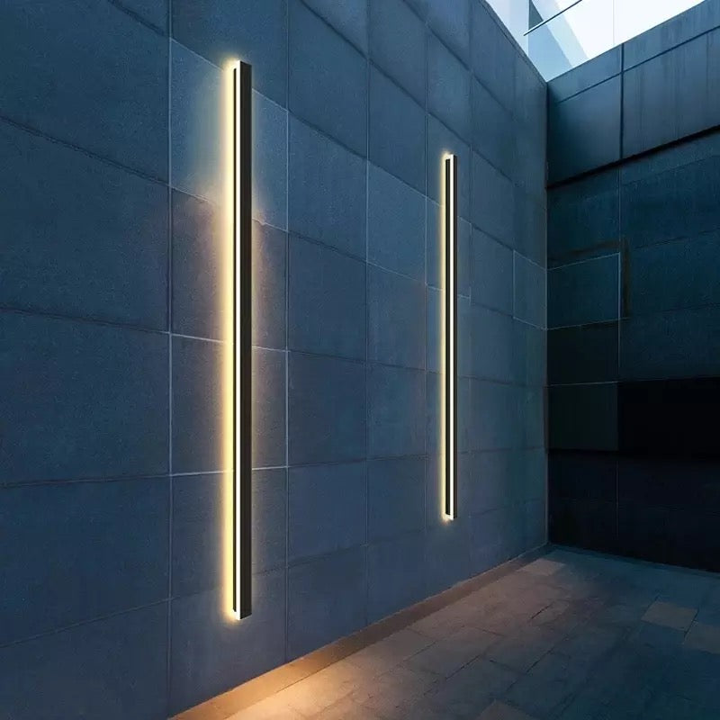 ELVI | Outdoor Long Strip Modern Wall Sconce Light