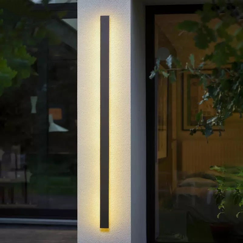 ELVI | Outdoor Long Strip Modern Wall Sconce Light