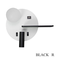 LED Wall Sconce with USB Port