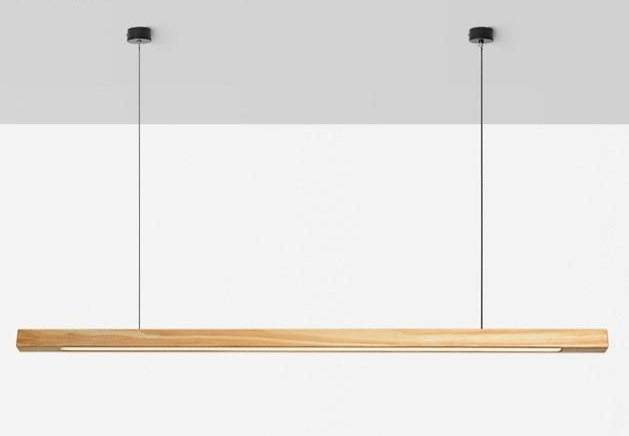 Linear Wood LED Pendant Light