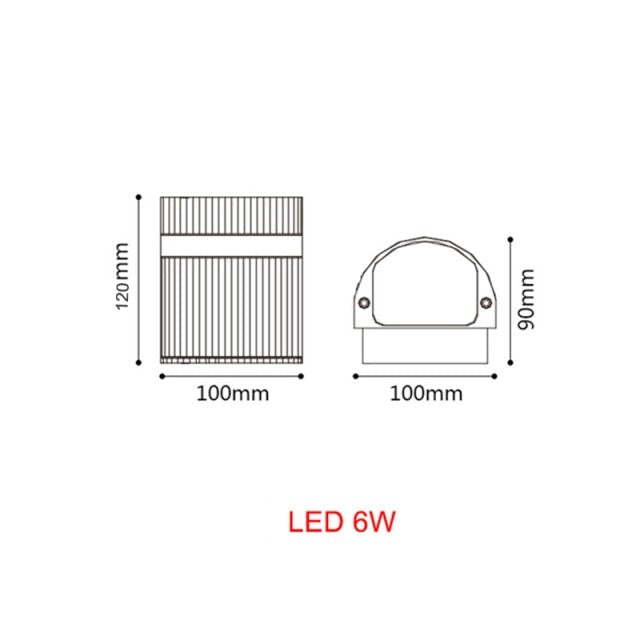 Lily | Modern LED Waterproof Wall Light